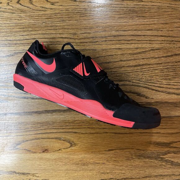 Nike Zoom Javelin Elite 2 Throw Spikes Shoes Mens 10 Atomic Red Black NIB Rare
